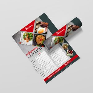 projekt plakatu, plakat dla restauracji, plakat do druku