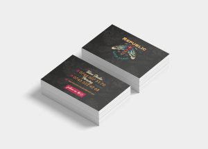 projekt wizytówek, wizytówki dla studia tatuażu