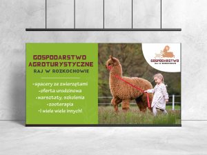 projekt banera reklamowego, baner reklamowy projekt